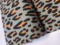 Preview: Bio-Jacquard 'Safari' grün/ocker - MAGICAL SHIMMER - Albstoffe & Hamburger Liebe