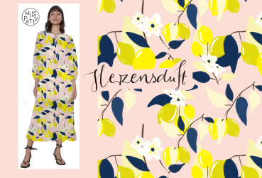 Preview: Modal-Jersey „Herzensduft“ - Lillestoff