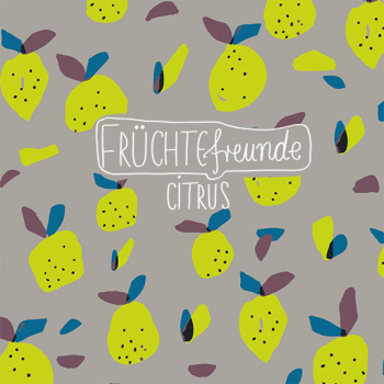Modal-Jersey „Früchtefreunde Citrus“ - Lillestoff