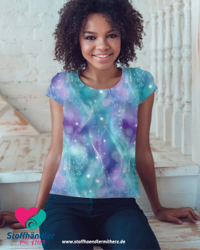 Preview: Baumwoll-Jersey ‚Bluebell Breeze’ - Stoffhändler mit Herz