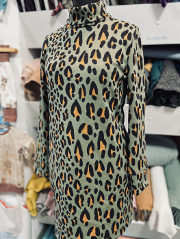 Bio-Jacquard 'Safari' grün/ocker - MAGICAL SHIMMER - Albstoffe & Hamburger Liebe