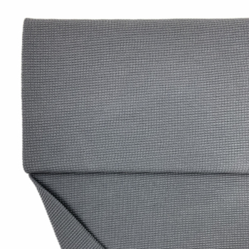 Bio Waffeljersey grau