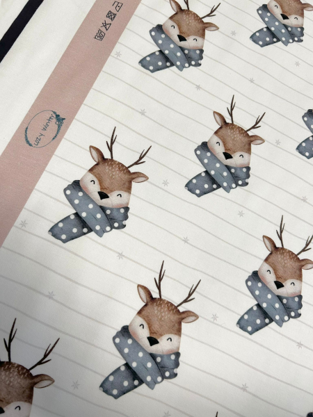 Bio-Summersweat „Cozy Winter“ - Eigenproduktion Stoffladen Leipzig