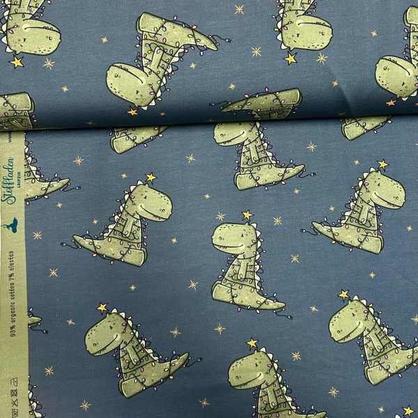 Bio-Summersweat „ X-Rex“ - Eigenproduktion Stoffladen Leipzig