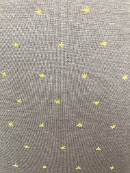 Viscosejersey Golden Stars - Lillestoff Modal