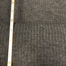 Woll-Strick ‚Cable‘ - grau meliert